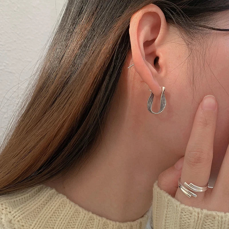 Twist Winding Geometrische Ohrringe | Shop Nory
