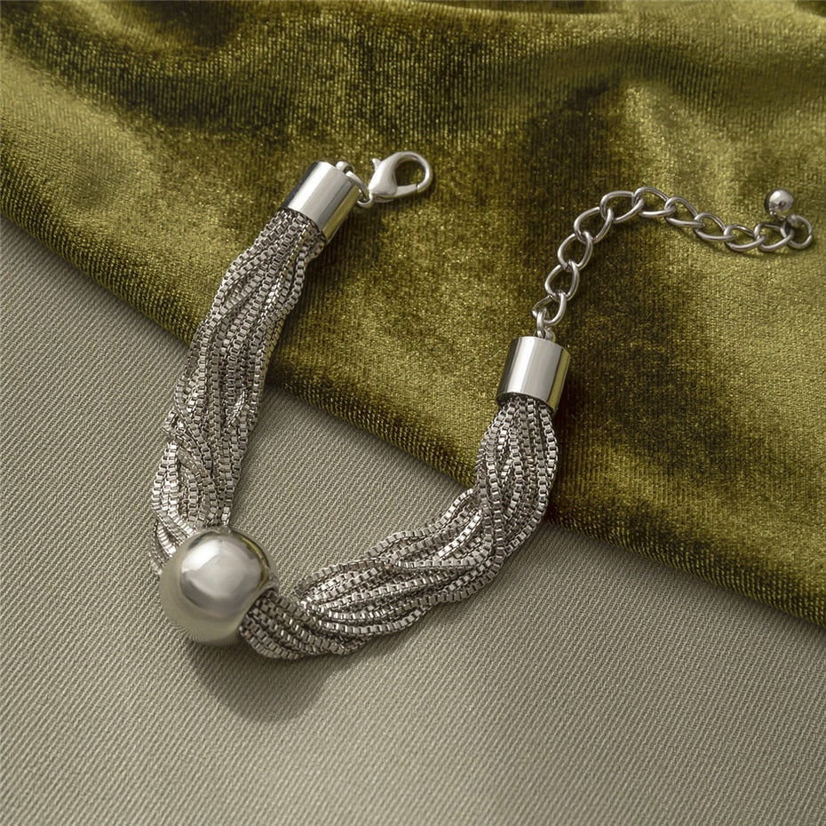 Verdrehte Chunky Kettenarmband | Shop Nory