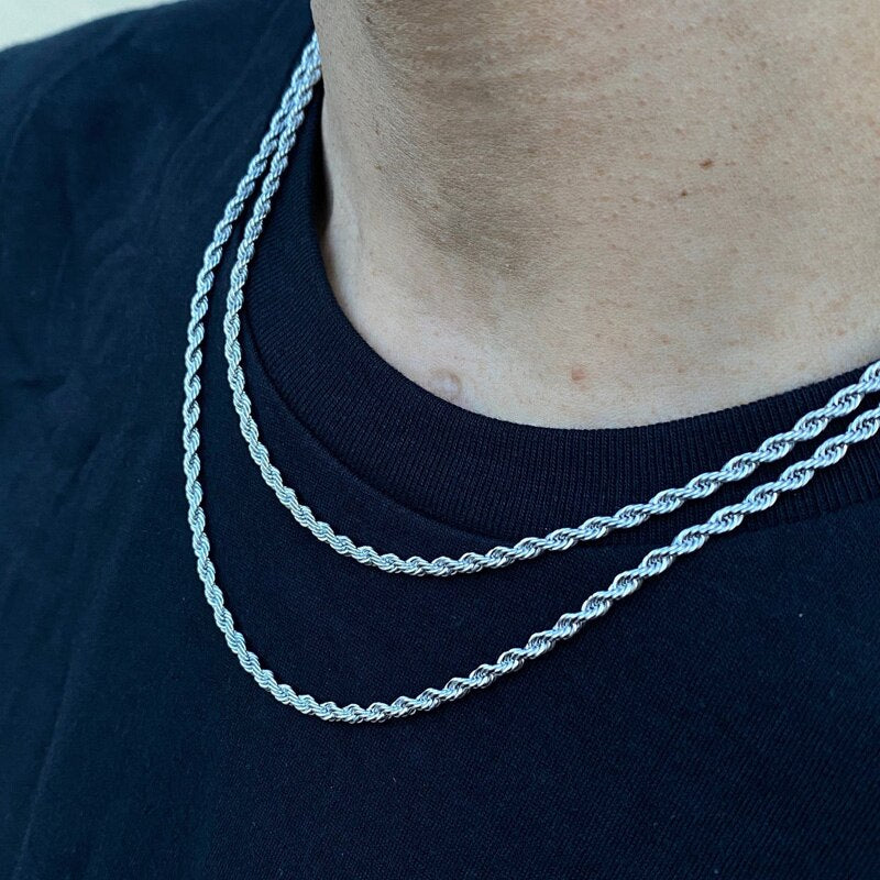 Stilvolle Herren-Halskette mit Kette