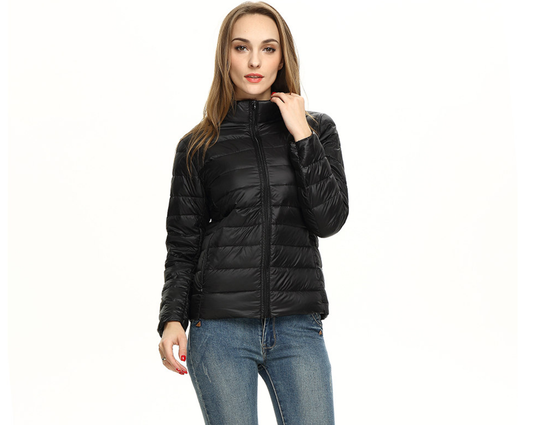 Stadt Eleganz Leichtgewicht Daunenjacke
