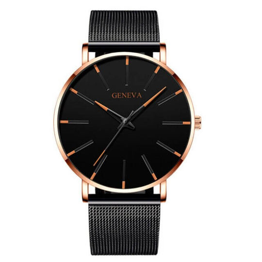 Herren Ultraflache Business Uhr Für Eleganten Stil