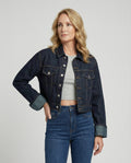 Damen Jeansjacke kurz kastig