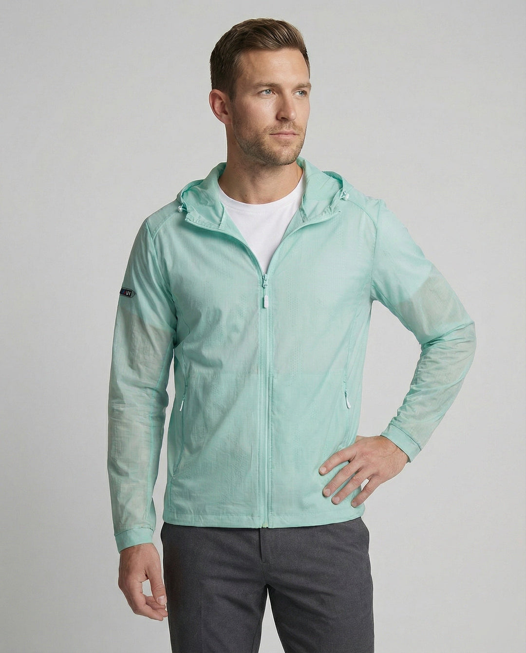Laufjacke Atmungsaktiv Mit Reißverschluss Herren