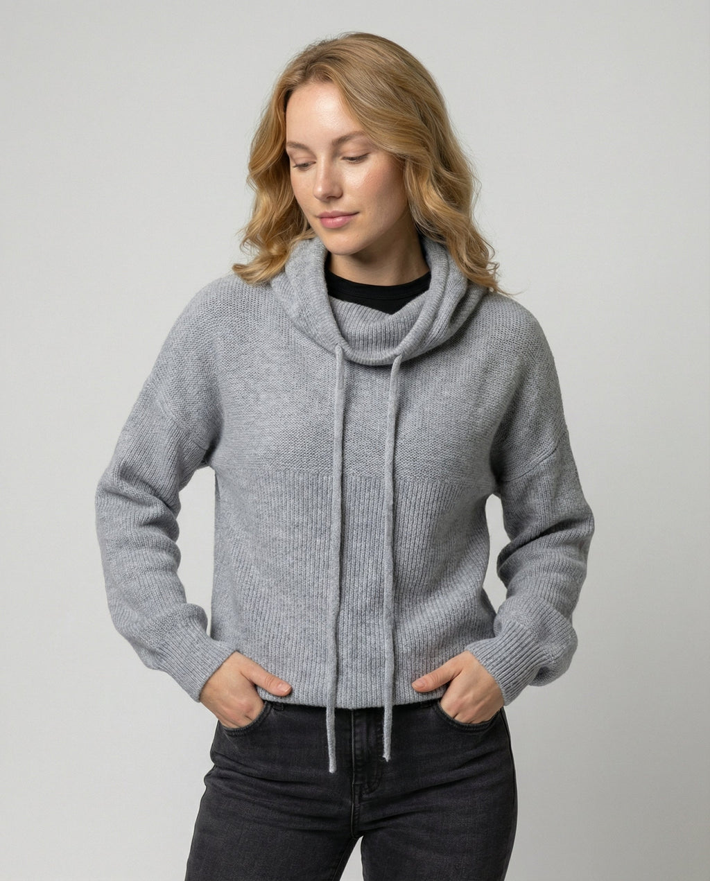 Merinowolle Damen Rollkragenpulli