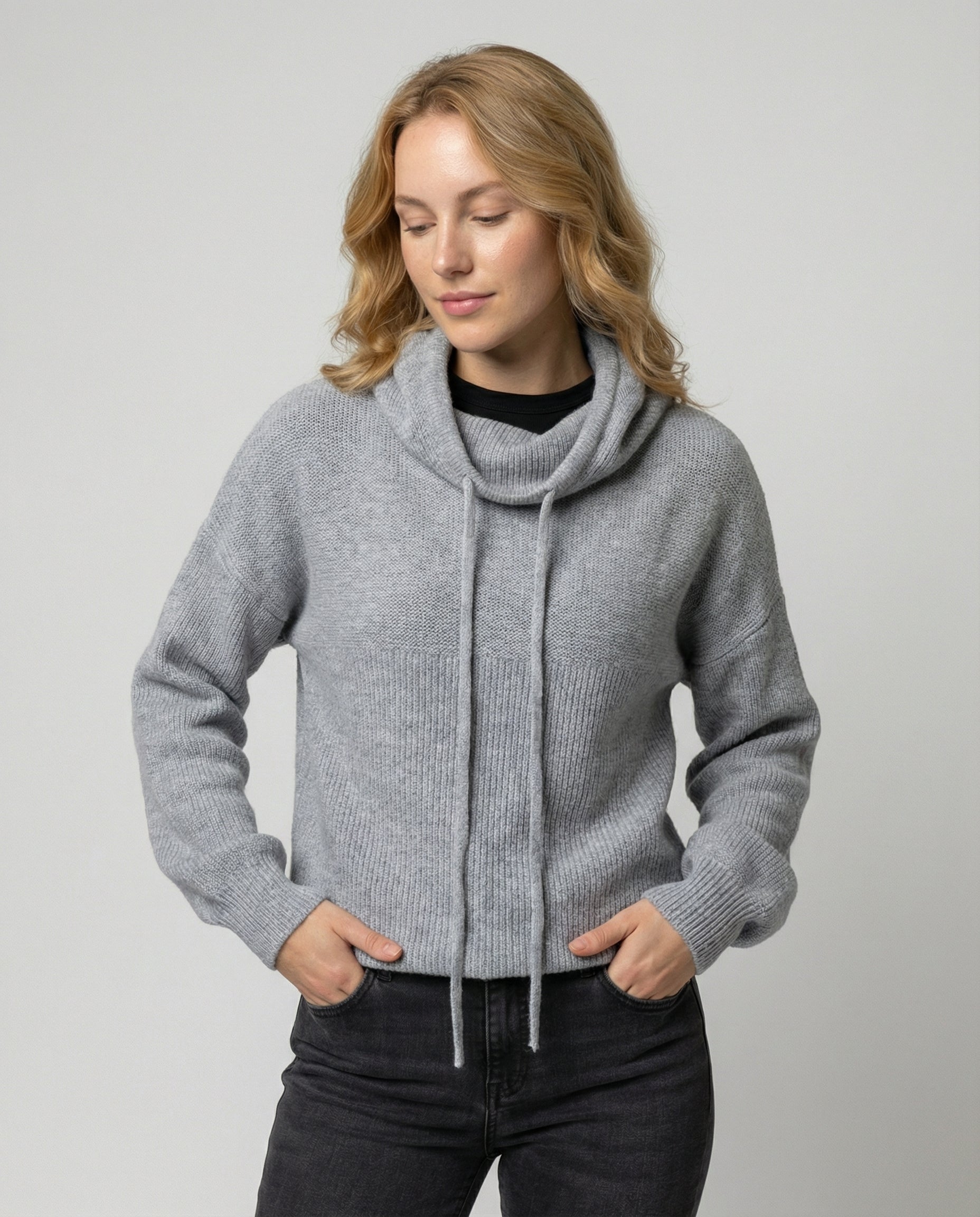 Merinowolle Damen Rollkragenpulli