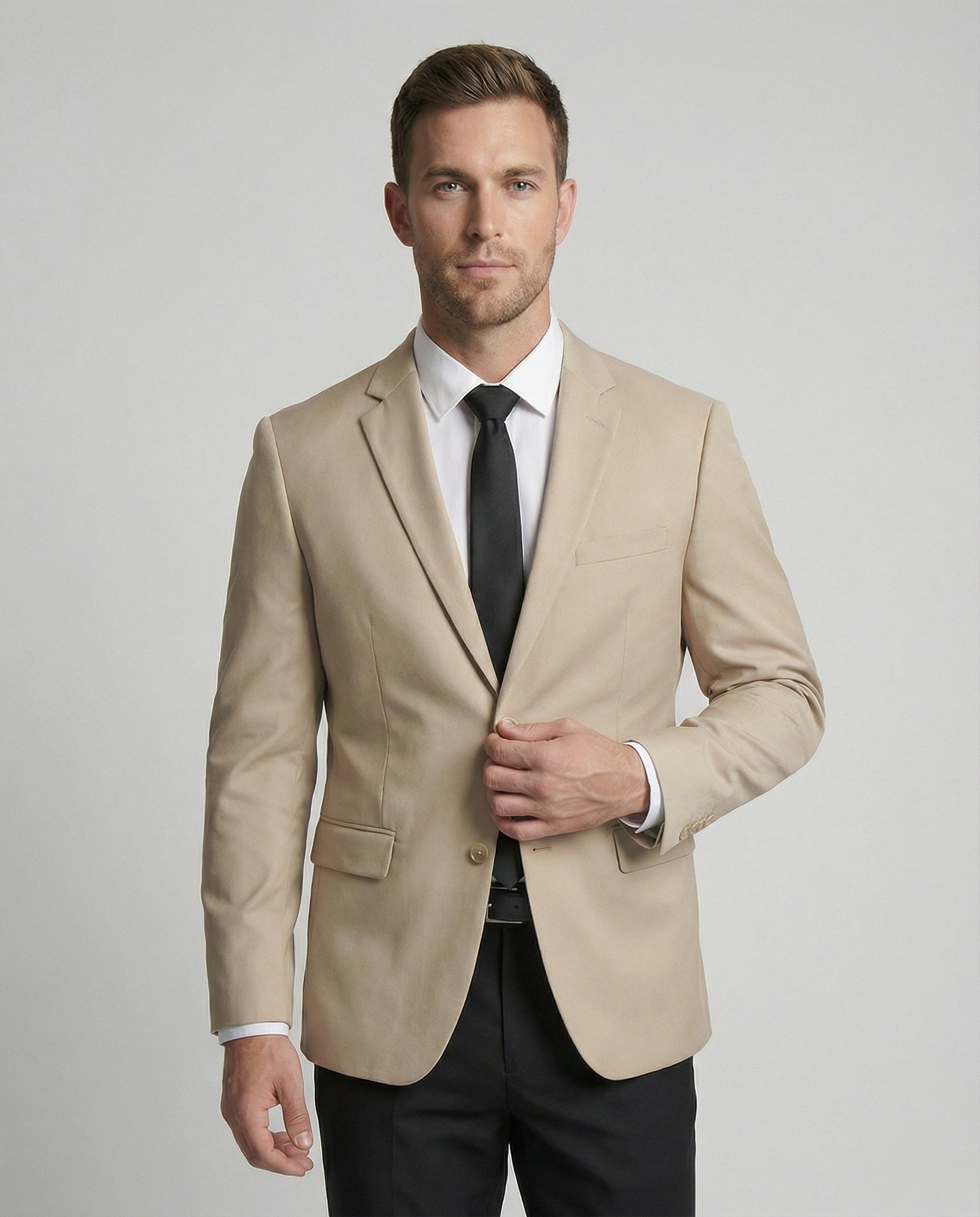 Herren Business Sakko tailliert mit Stretch