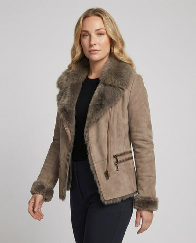 Shop Nory | Winterjacke mit Elegantem Kragen für Den Winter