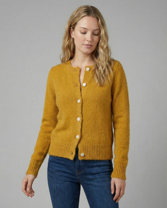 Strickjacken Damen kuschelig mit Knopfleiste