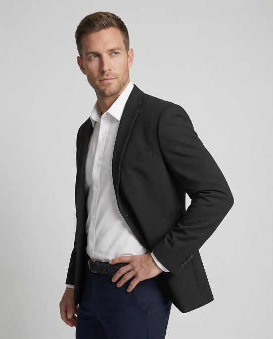 City Blazer Strukturstoff Herren