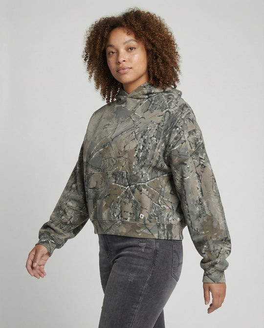 Retro Unisex Hoodie mit Camouflage-Muster