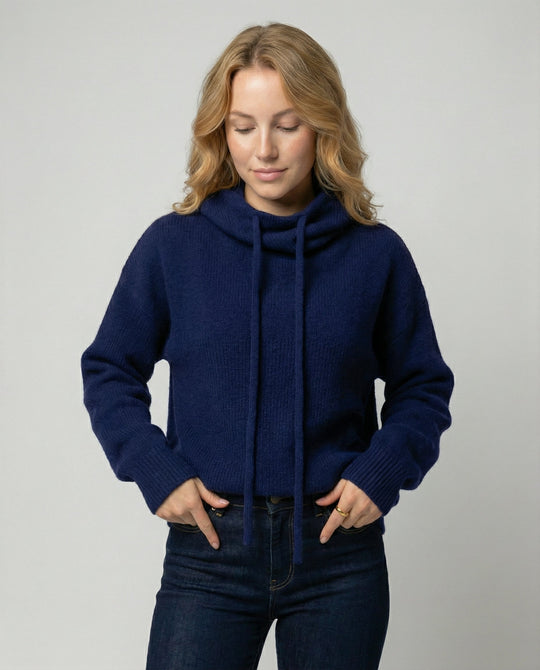 Merinowolle Damen Rollkragenpulli
