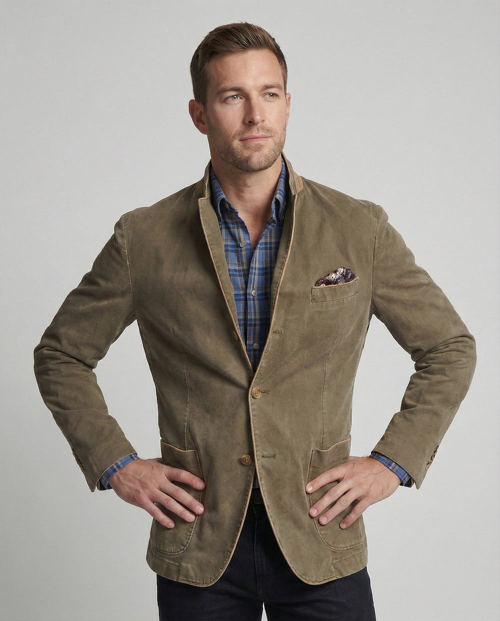 Herren Cordblazer
