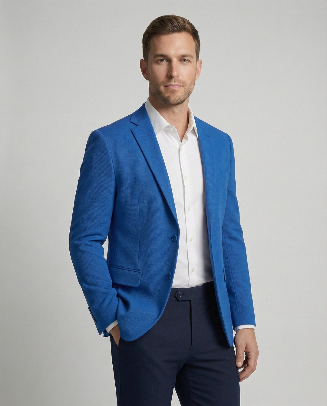 City Blazer Strukturstoff Herren