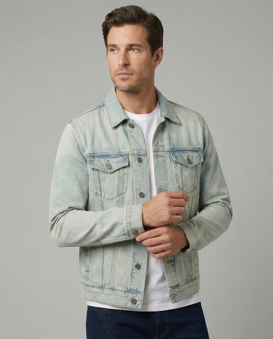 Unisex Jeansjacke Trucker Klassisch