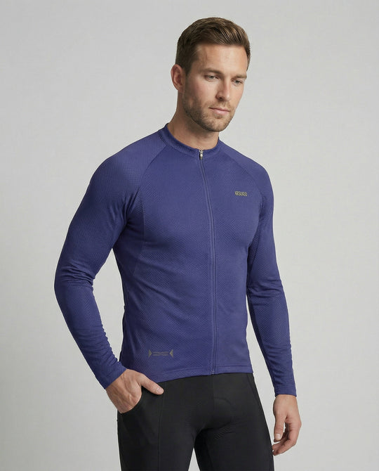 Fahrradtrikot Langarm Mit Rückentaschen Herren