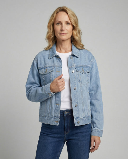 Damen Jeansjacke Damen Oversize