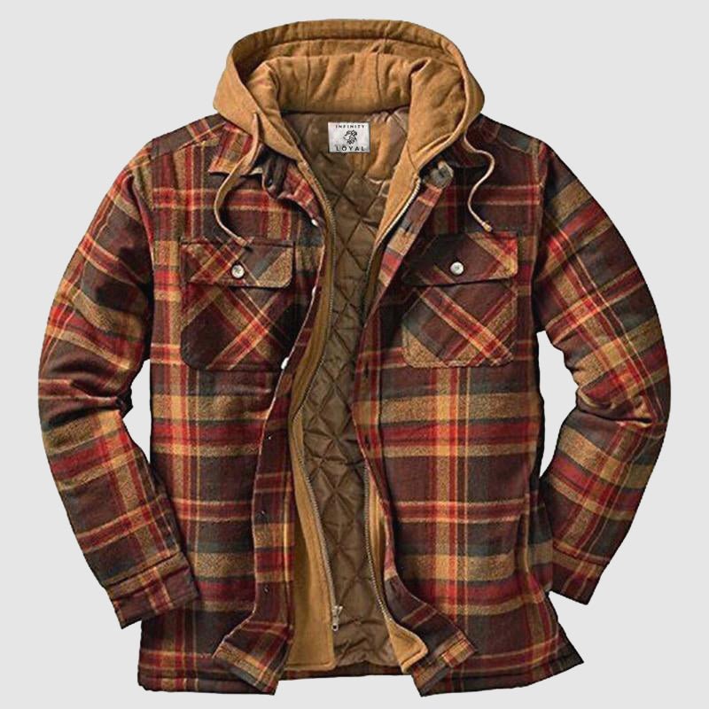 Gefütterte Holzfällerjacke