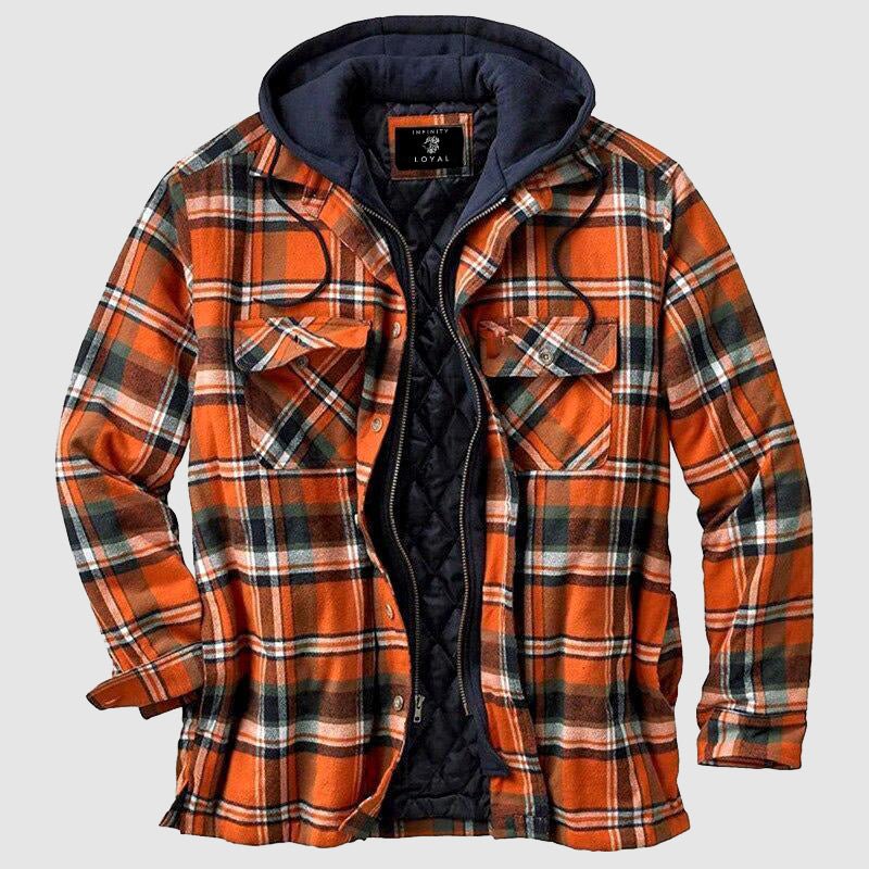 Gefütterte Holzfällerjacke