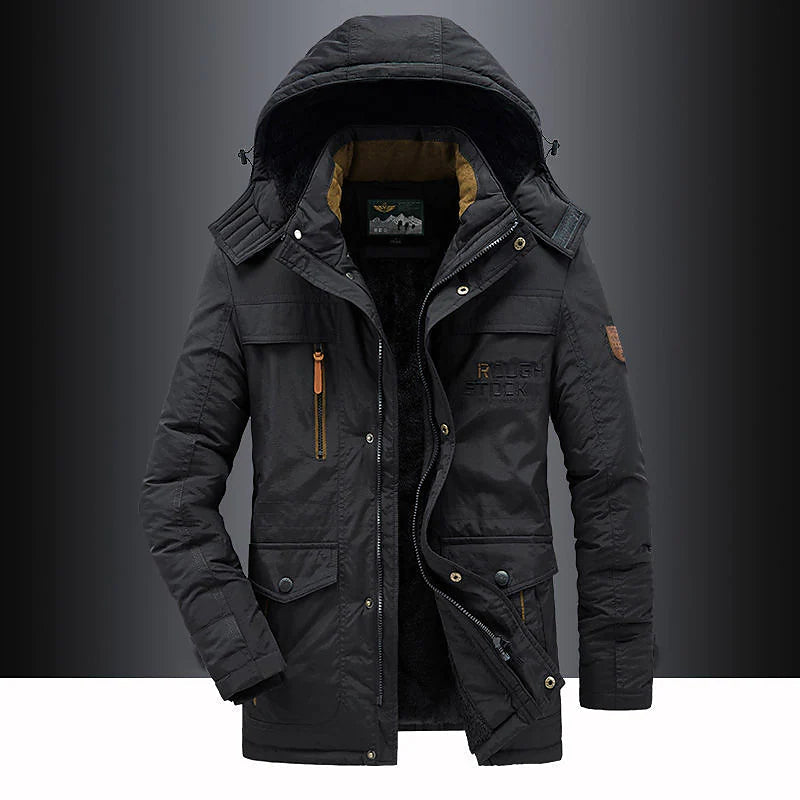 Lässige Wattierte Parka-Jacke – Warmer Isolierter Wintermantel