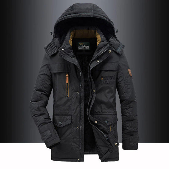 Lässige Wattierte Parka-Jacke – Warmer Isolierter Wintermantel