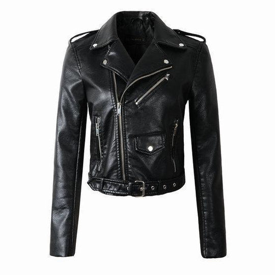 Bikerjacke mit Reißverschluss Klassisch