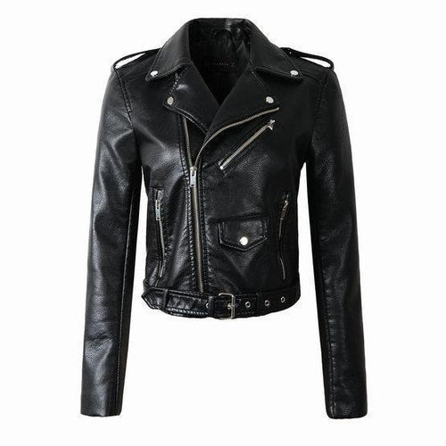 Bikerjacke mit Reißverschluss Klassisch