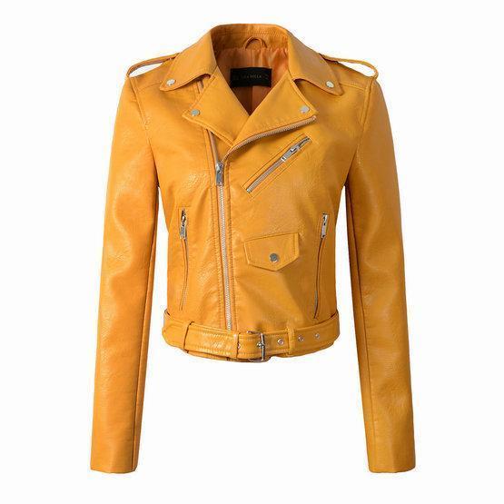 Bikerjacke mit Reißverschluss Klassisch