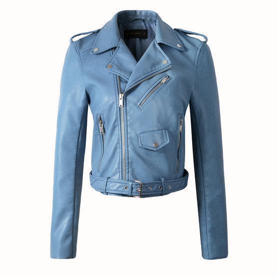 Bikerjacke mit Reißverschluss Klassisch