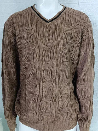 Ausschnitt Slim Fit Herren Pullover Sweatshirt