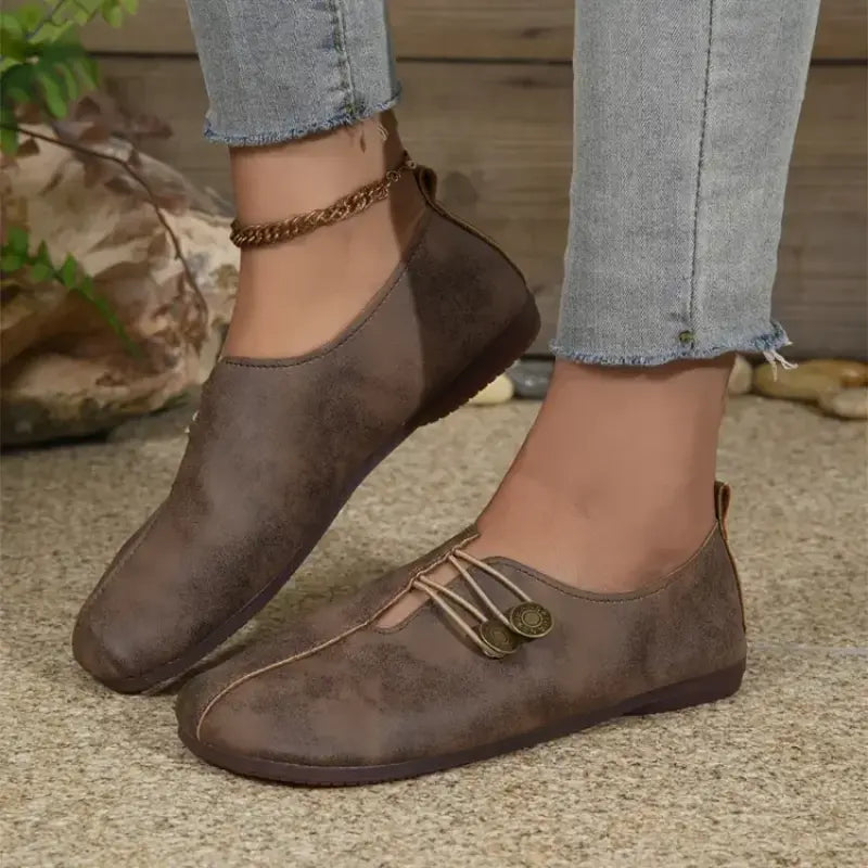 Elegante Ergonomische Flachschuhe mit Weicher Sohle