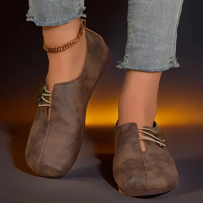 Elegante Ergonomische Flachschuhe mit Weicher Sohle