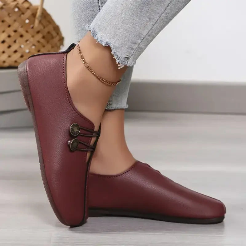 Elegante Ergonomische Flachschuhe mit Weicher Sohle