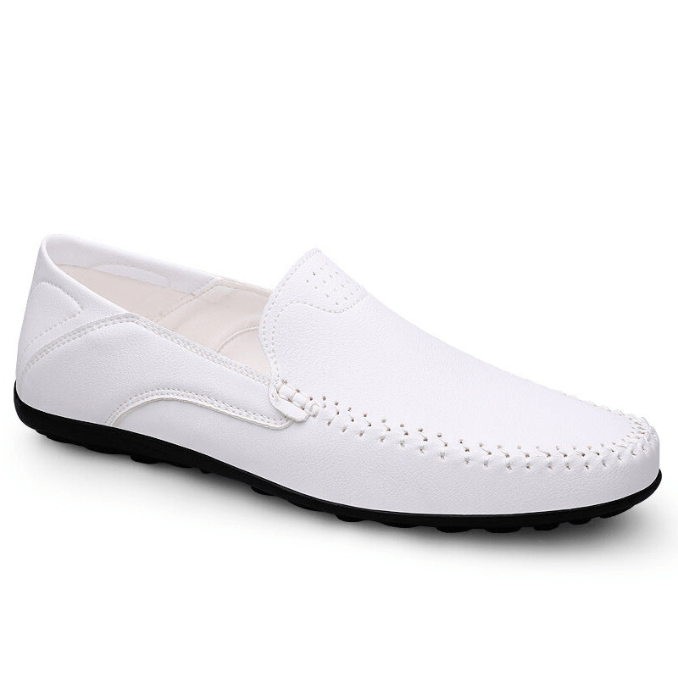 Handgefertigte Mokassins Herren Klassische Loafers Herren Luxus Verarbeitung Leder