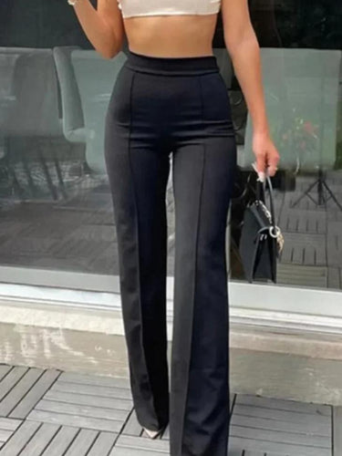 Damen Slim Flared Hose