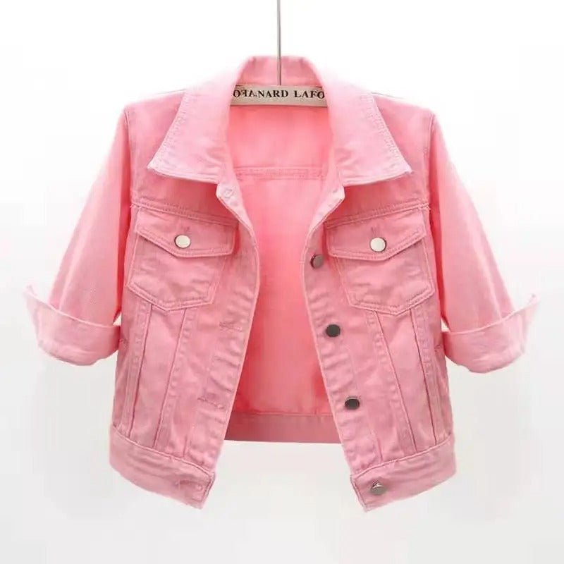 Damen Jeansjacke mit Klassischer Passform