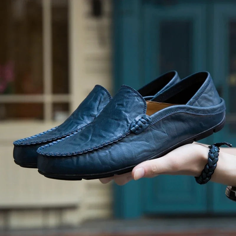 Herren-Loafer aus echtem Leder