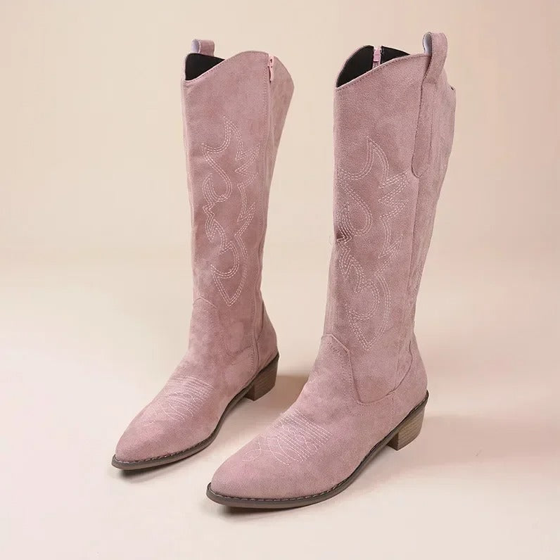 Bestickte Western-Cowboystiefel für Frauen