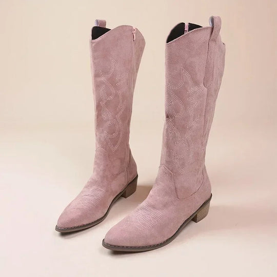 Bestickte Western-Cowboystiefel für Frauen