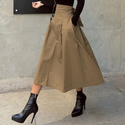 Ballonrock mit Schirm in A-Linie für Damen
