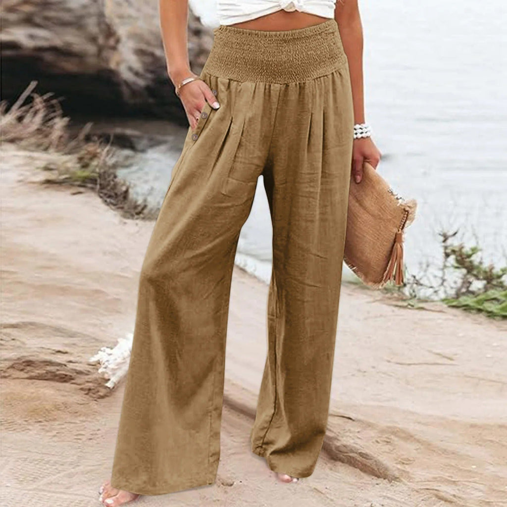Blühende Sommerhose