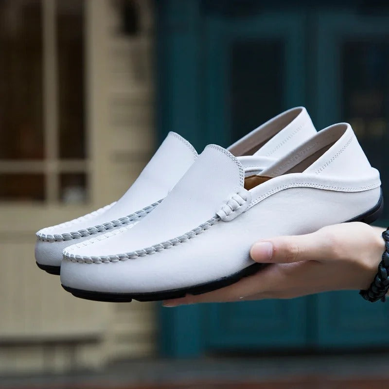 Herren-Loafer aus echtem Leder