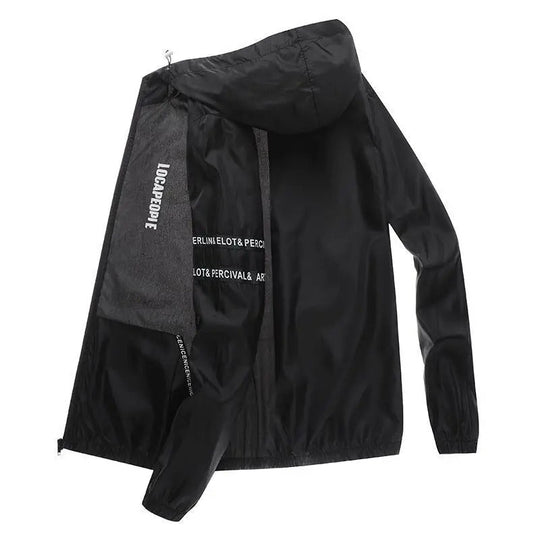 Leichte Sommerjacke für Männer mit Langen Ärmeln und Uv-Schutz