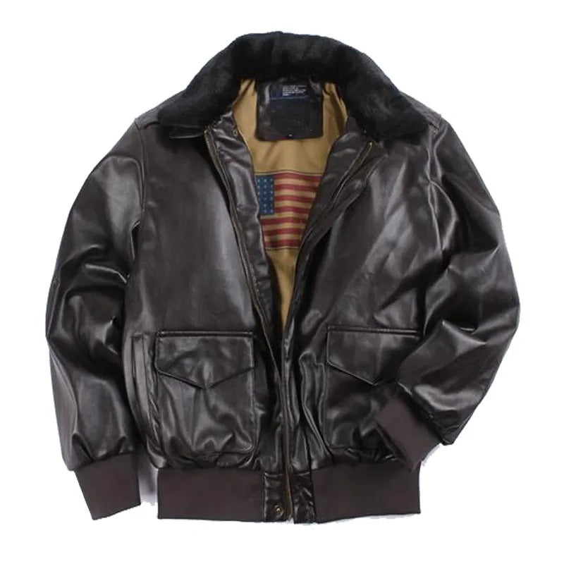 Herren Vegan Leder Winterjacke mit Warm & Stylisch | ShopNory