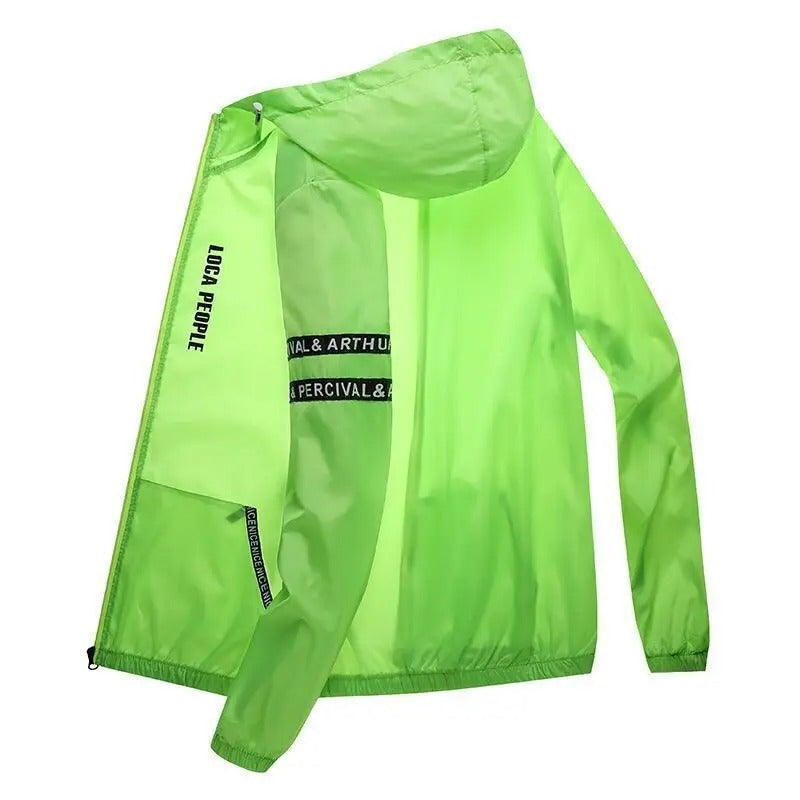 Leichte Sommerjacke für Männer mit Langen Ärmeln und Uv-Schutz