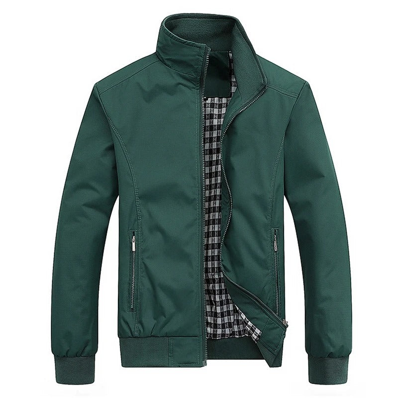 Stilvolle Casual Herbst Windbreaker mit Kragen für Männer