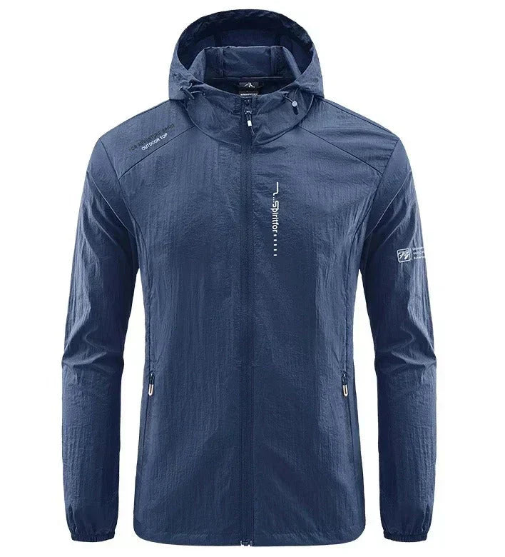 Ultraleichte Wind und Sonnensichere Kapuzen Sommerjacke Herren