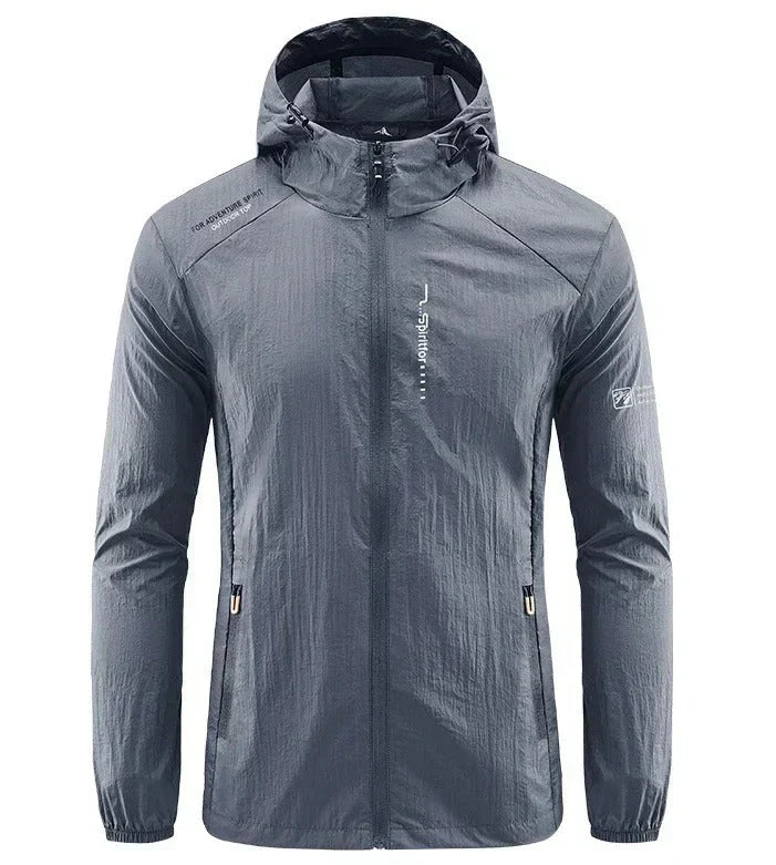 Ultraleichte Wind und Sonnensichere Kapuzen Sommerjacke Herren