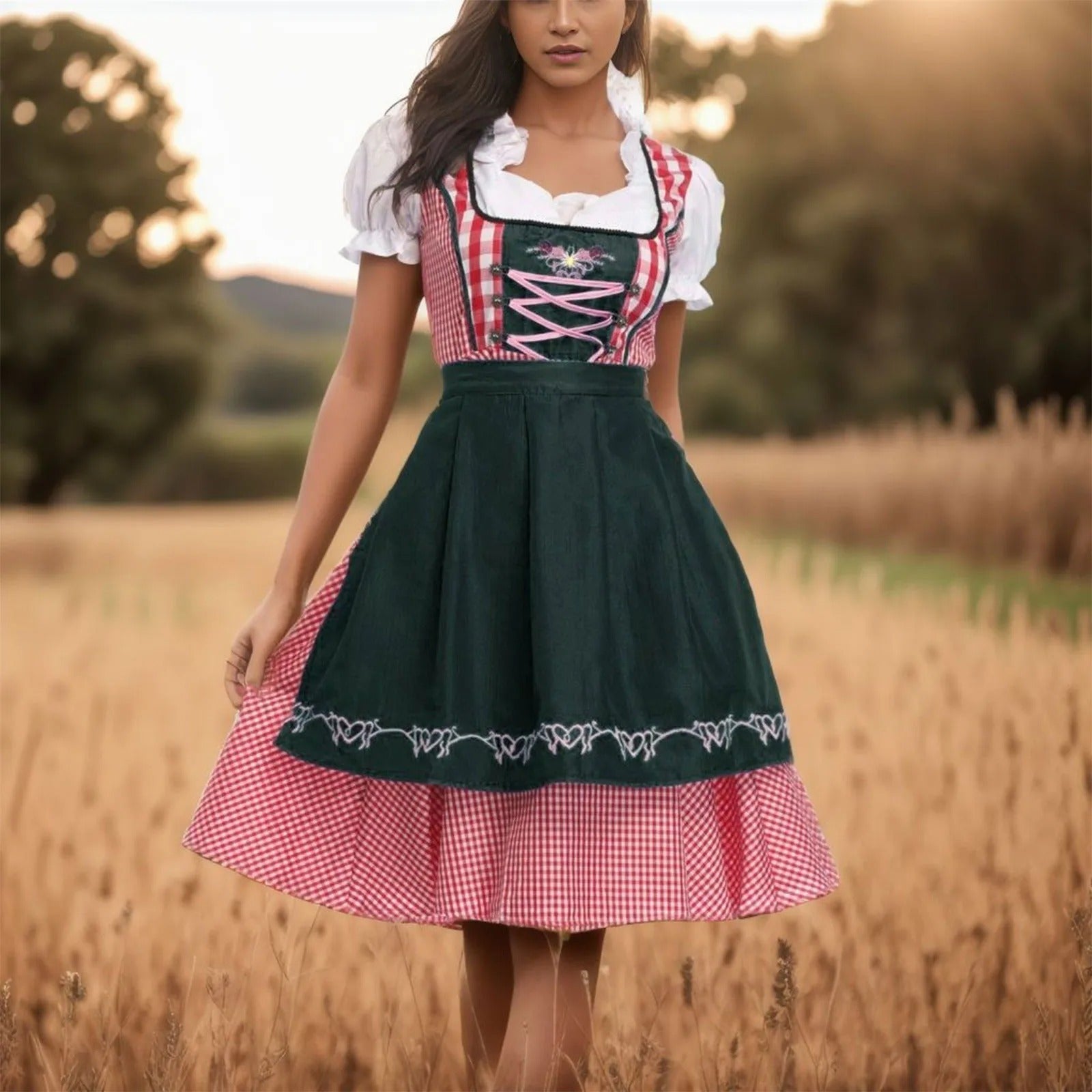 ShopNory | Karierte Oktoberfest Dirndl
