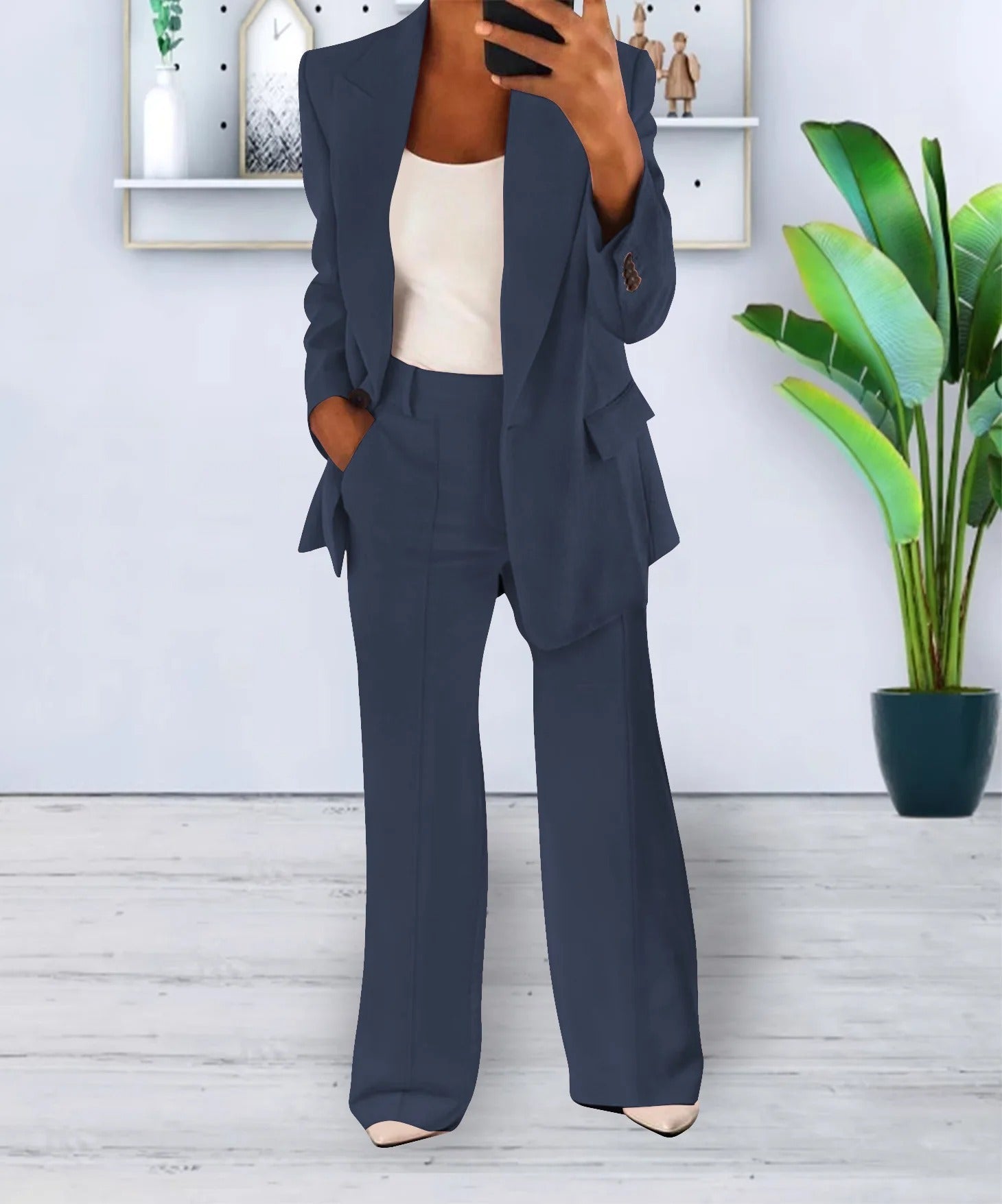 ShopNory 2-teiliges Damen Blazer-Set