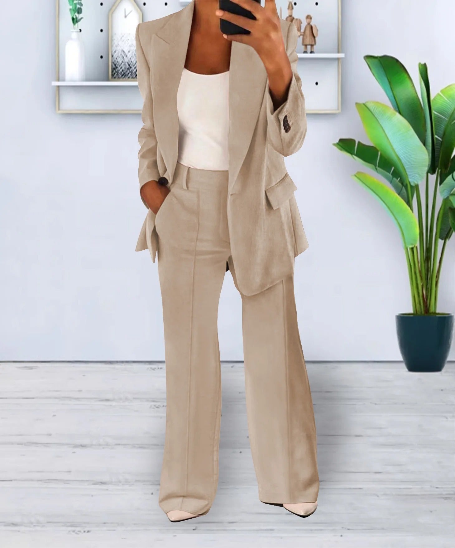 ShopNory 2-teiliges Damen Blazer-Set